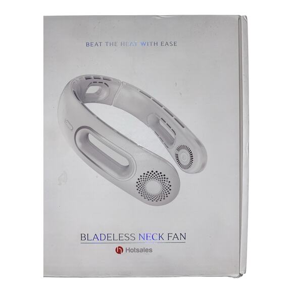 Hotsales Neck Fan, Hands Free Bladeless Fans Portable Rechargeable Black - Picture 1 of 8